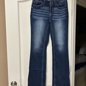 BKE Dark Blue Flare Jeans